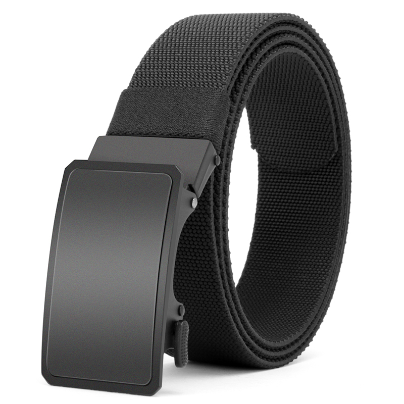 GUGETI Men's Elastic Stretch Belt with Automatic Buckle 3.5CM
