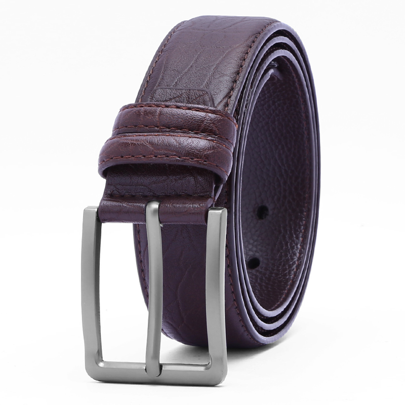 GUGETI Unisex PU Leather Belt with Pin Buckle 3.5CM
