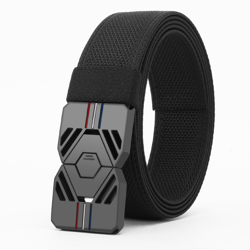 GUGETI Unisex Elastic Stretch Belt with Quick Release Buckle 3.5CM