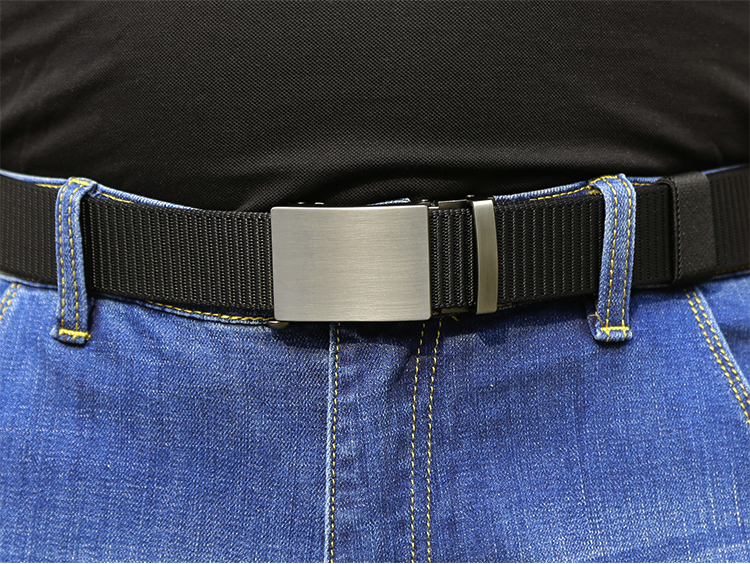 GUGETI Men's Fabric Belts with Automatic Buckle 3.5cm