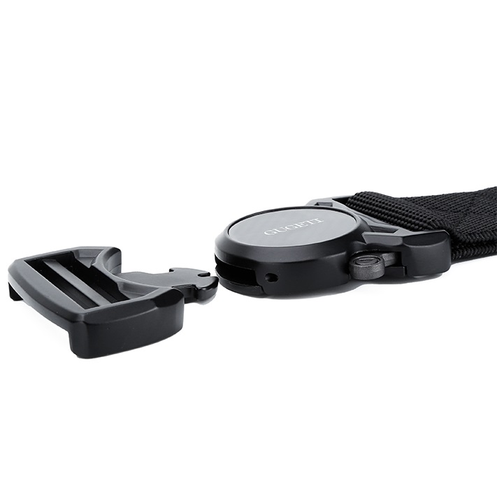 GUGETI Men's Tactical Elastic Belt with Quick Release Buckle Width 3.8cm 1.5in