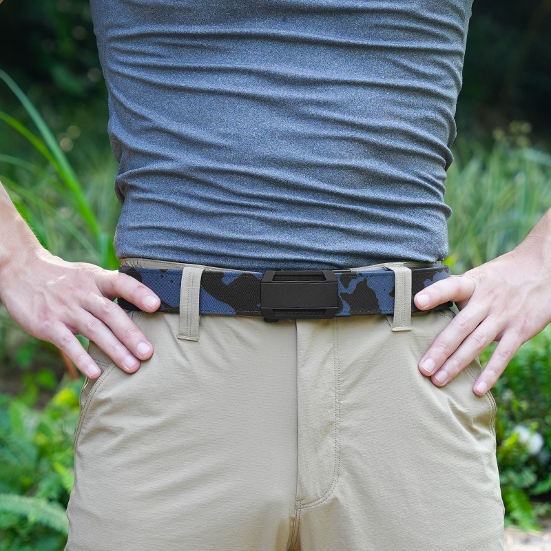 GUGETI Men's Tactical Heavy Duty Ratchet Gun Belt with Automatic Buckle 3.8CM 1.5in