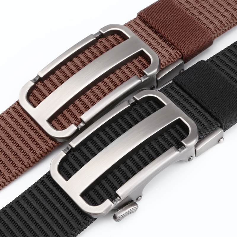 GUGETI Men's Fabric Belts with Automatic Buckle 3.5cm