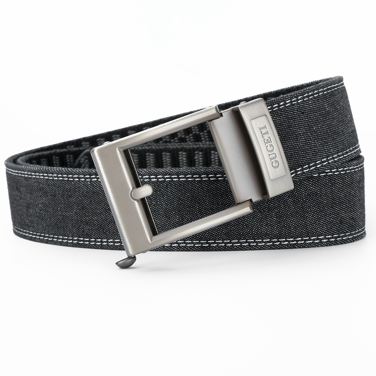 Men's Belt Pin buckle  Automatic buckle denim belt canvas  fabric belt 3.5cm
