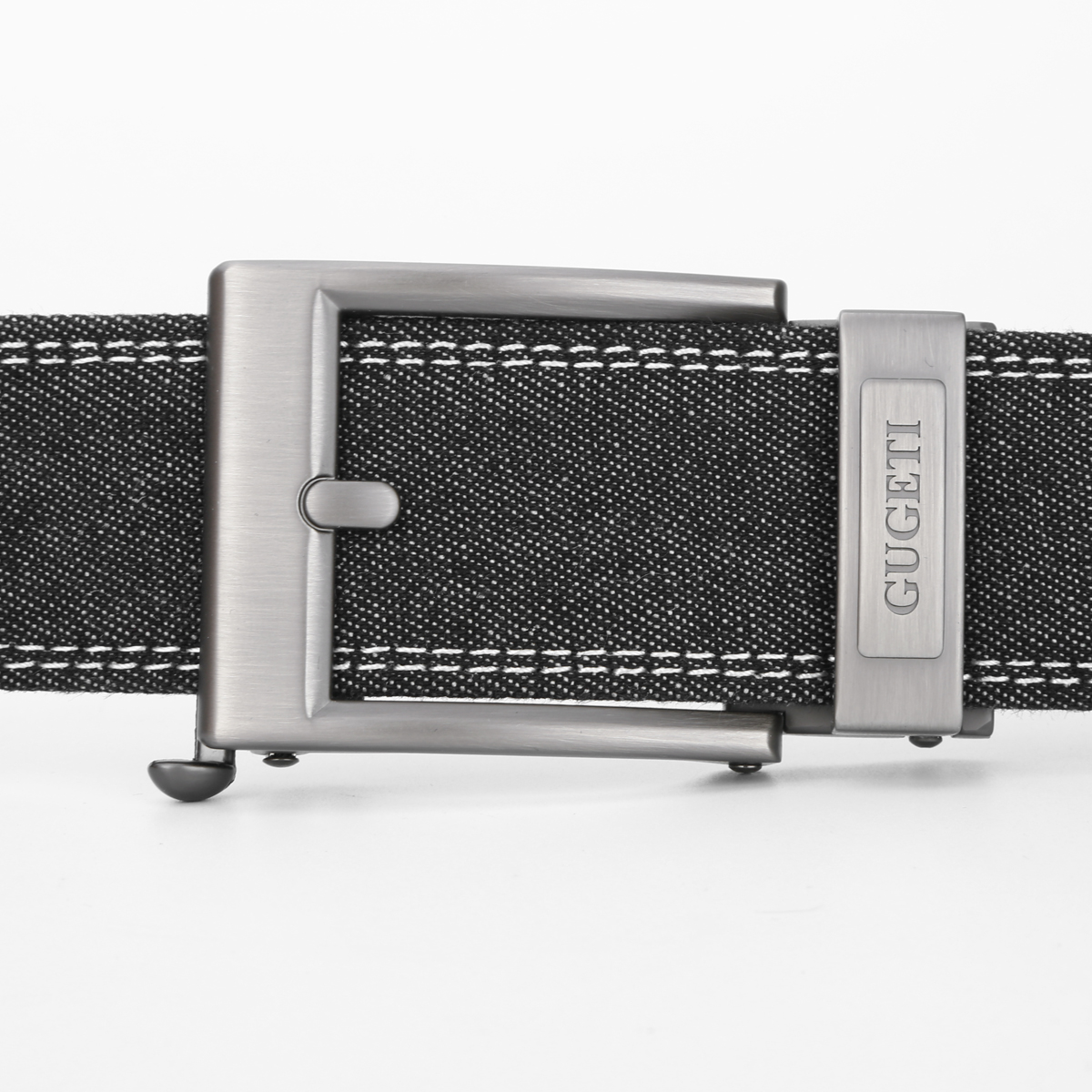 Men's Belt Pin buckle  Automatic buckle denim belt canvas  fabric belt 3.5cm