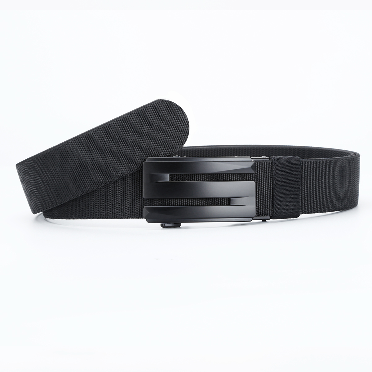 Men's Belt S Automatic buckle Tactical Elastic Belt canvas  fabric belt 3.5cm