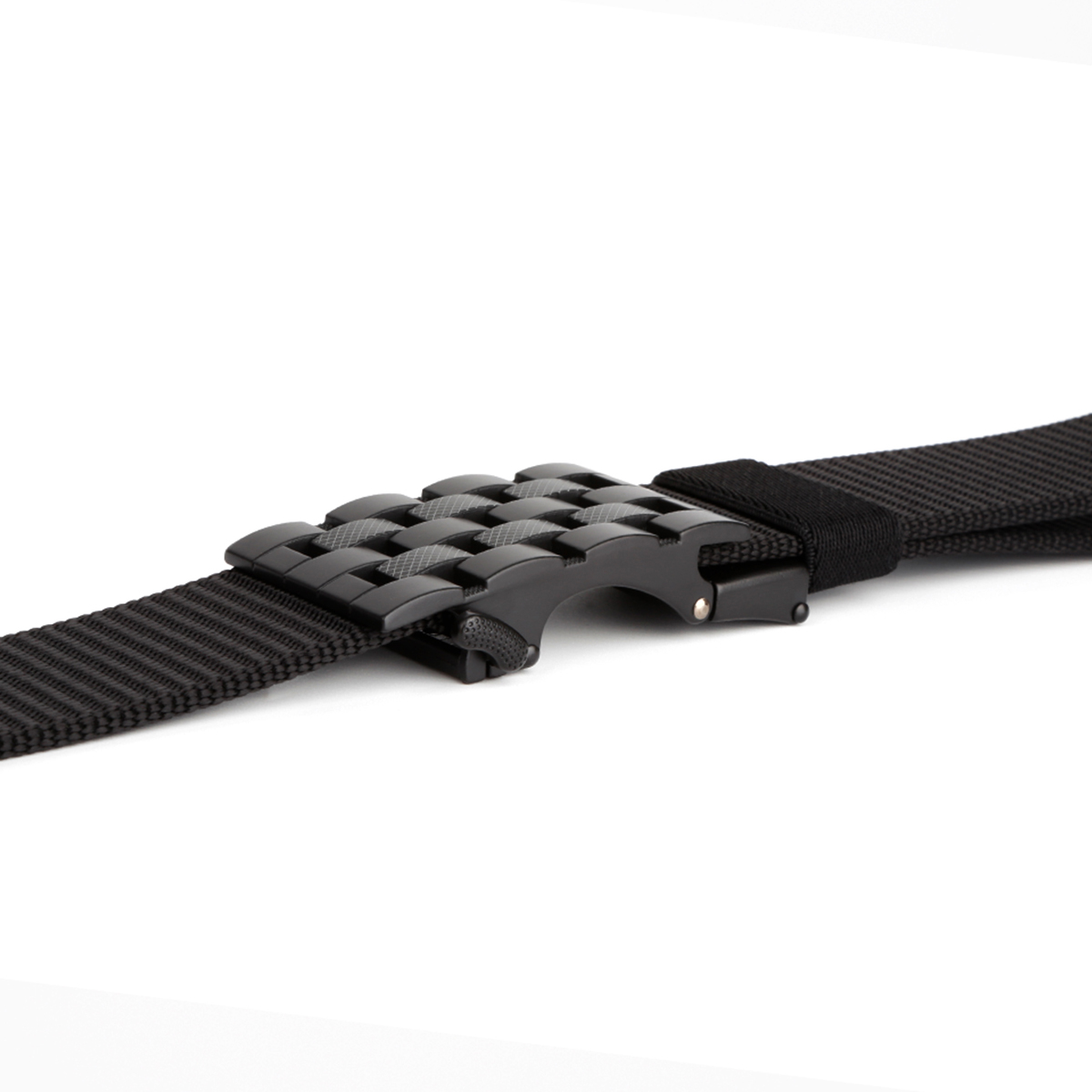 Men's Belt Grid automatic buckle tank belt canvas  fabric belt 3.4cm