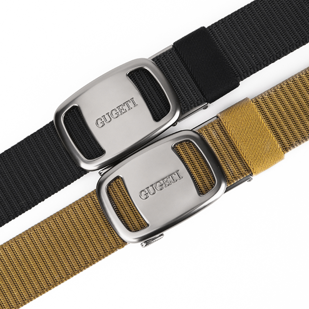 Men's Belt  Automatic buckle tank belt canvas  fabric belt 3.4cm