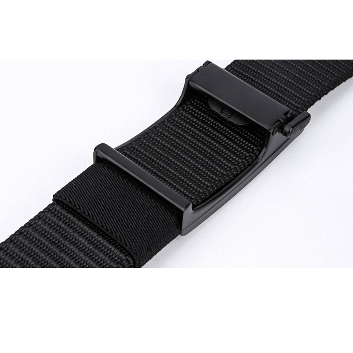 Men's Belt  Automatic buckle tank belt canvas  fabric belt 3.4cm