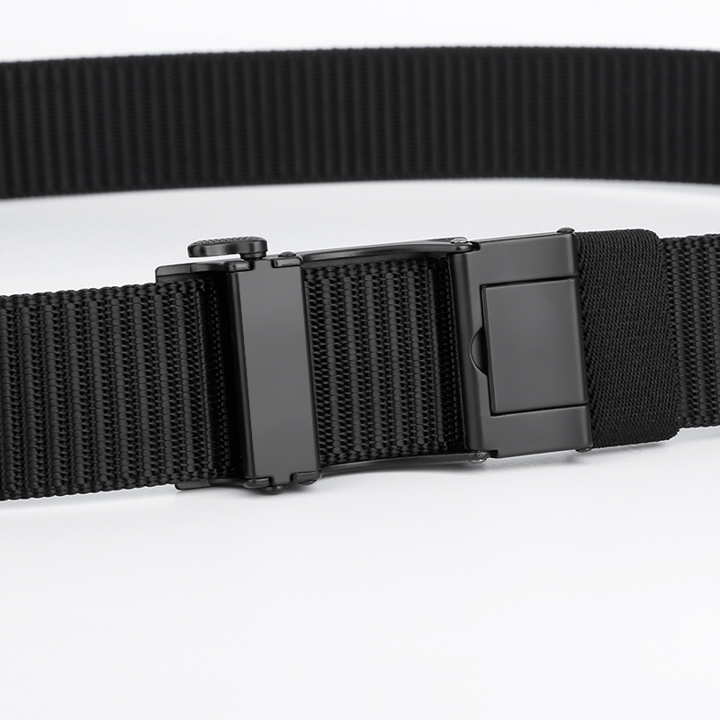 Men's Belt H Automatic buckle tank belt canvas  fabric belt 3.4cm