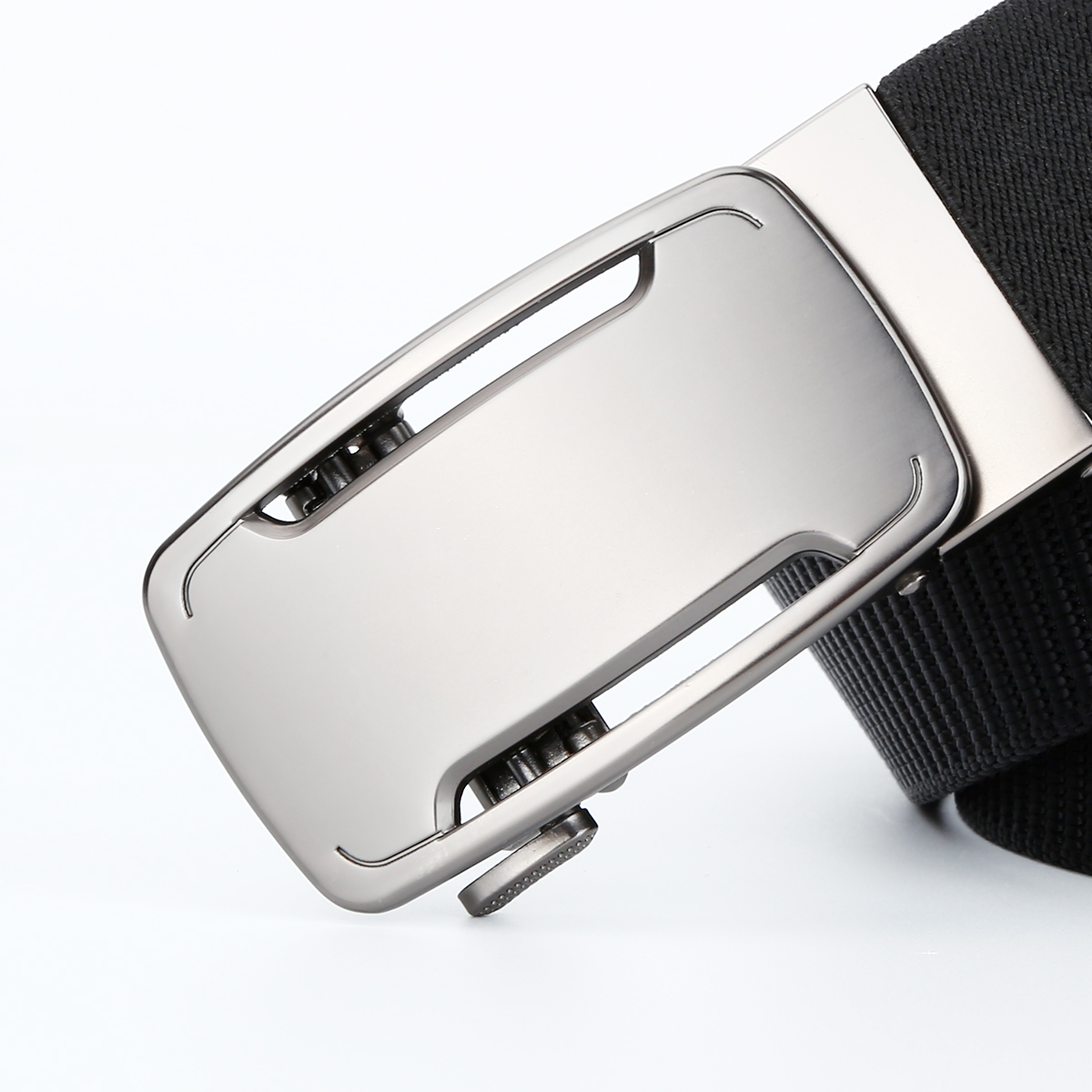 Men's Belt  Automatic buckle tank belt canvas  fabric belt 3.4cm