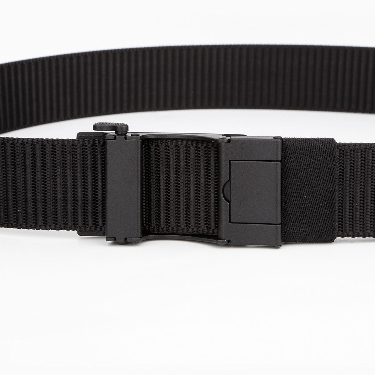 Men's Belt Frosted automatic buckle tank belt canvas  fabric belt 3.4cm
