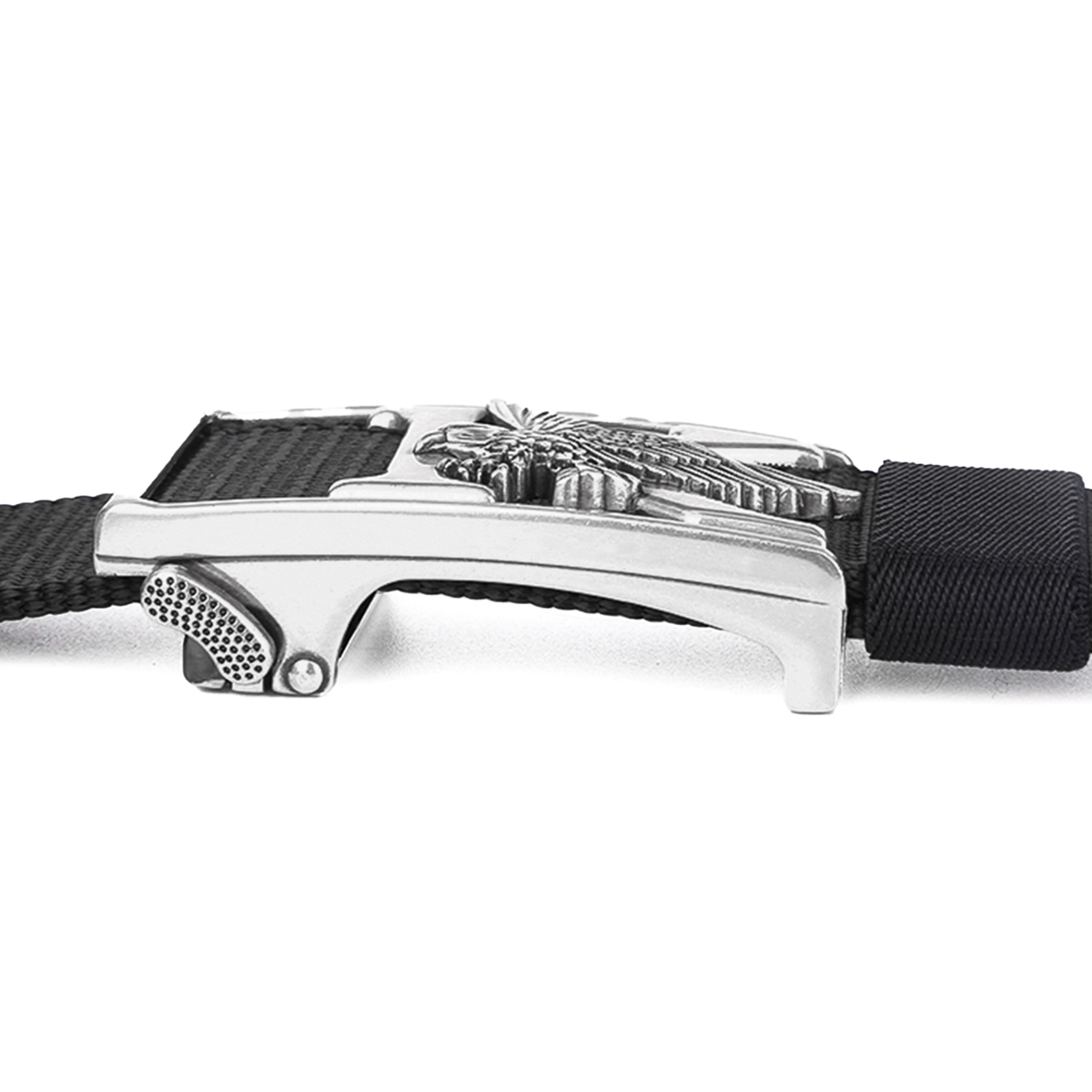 Men's Belt Golden/Sliver K Eagle Automatic buckle tank belt canvas  fabric belt 3.4cm