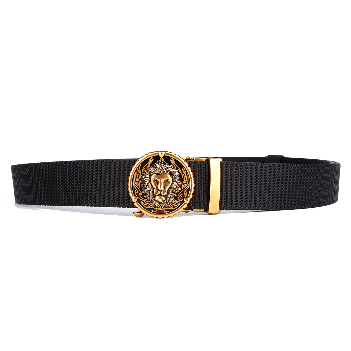 Men's Belt Tiger Automatic buckle tank belt canvas  fabric belt 3.4cm