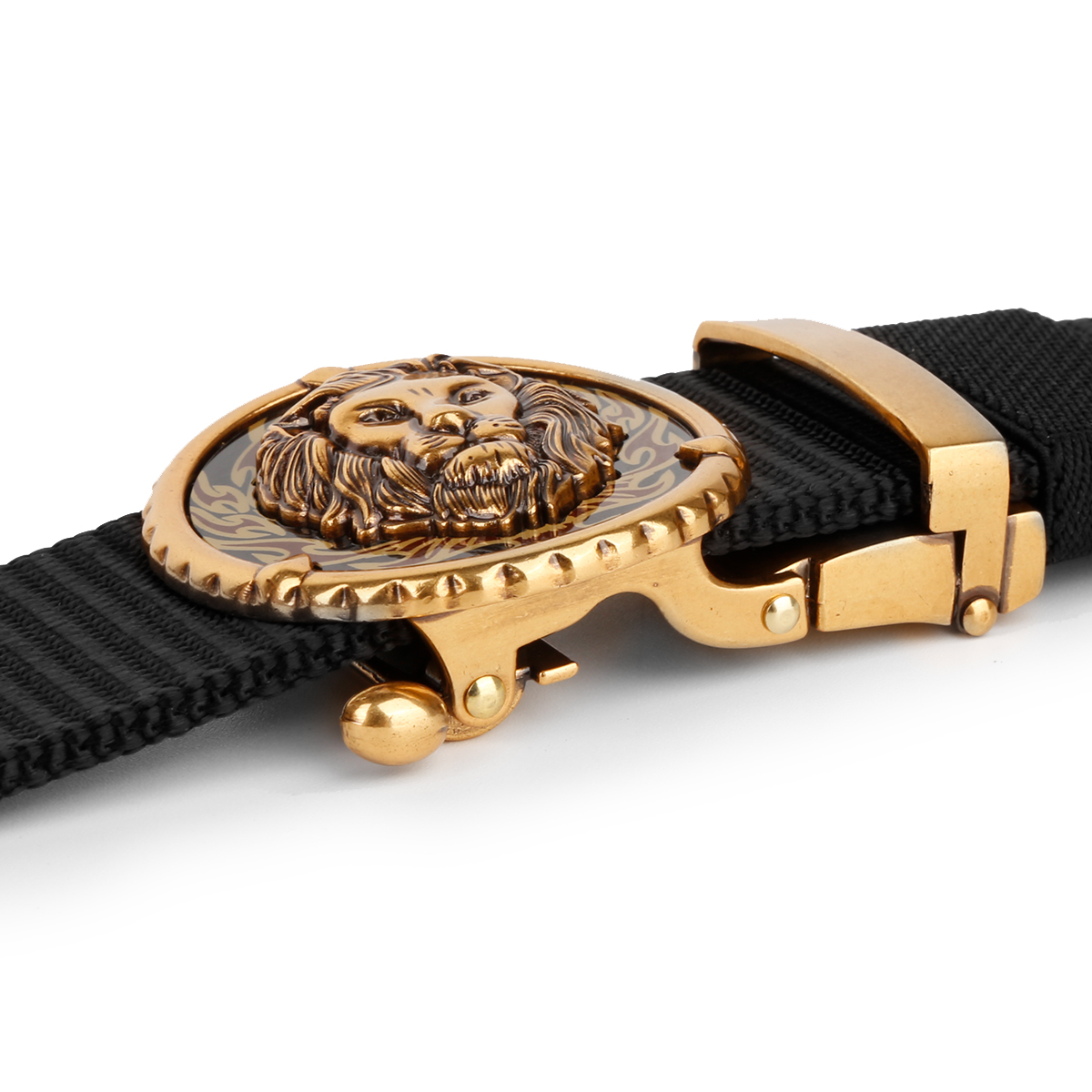 Men's Belt Tiger Automatic buckle tank belt canvas  fabric belt 3.4cm