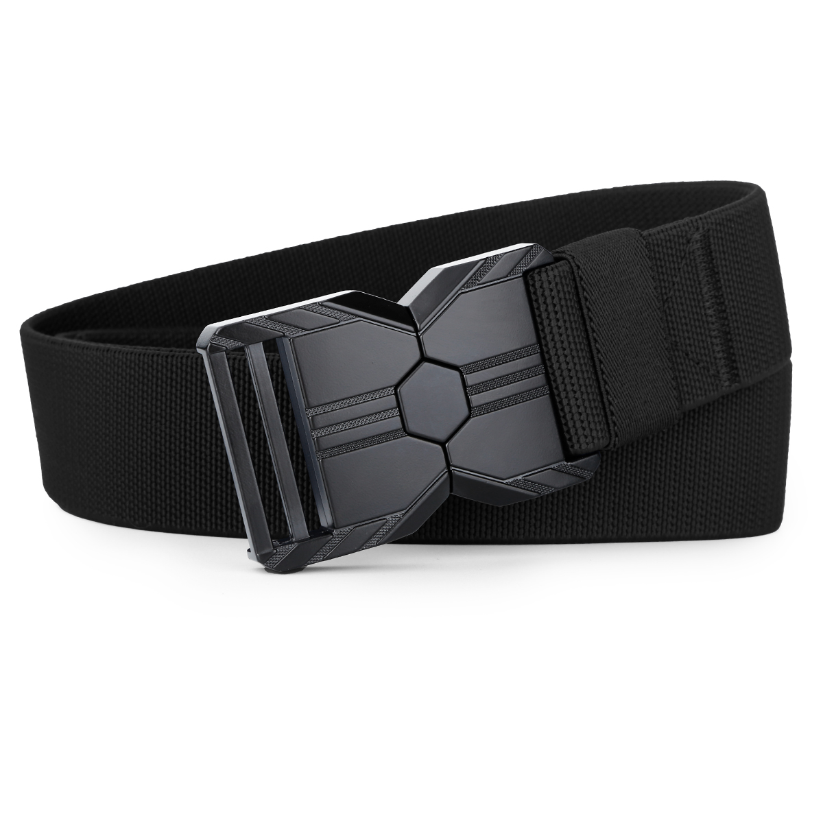 Men's Belt Quick Release buckle Tactical Elastic Belt canvas  fabric belt 3.8cm