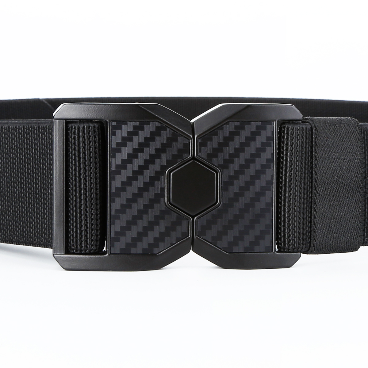 Men's Belt Quick Release buckle Tactical Elastic Belt canvas  fabric belt 3.8cm