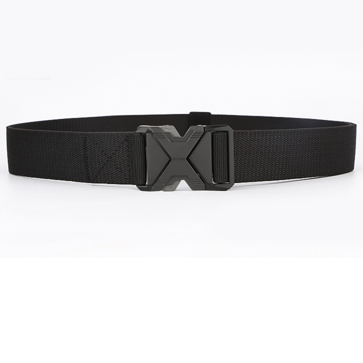 Men's Belt Quick Release buckle Tactical Elastic Belt canvas  fabric belt 3.8cm