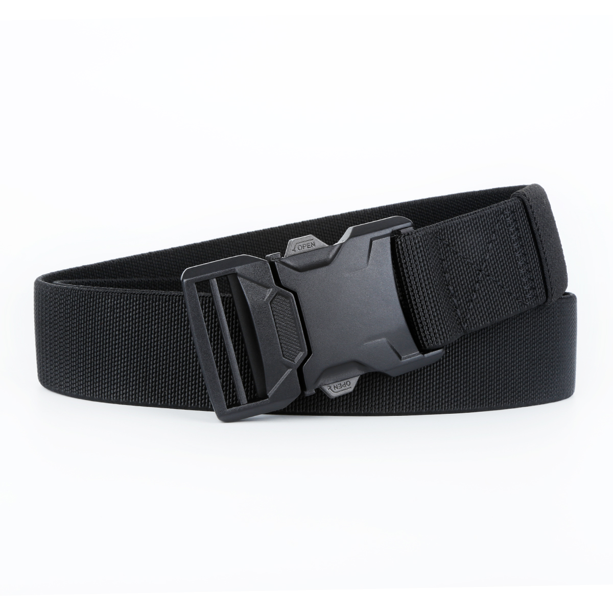 Men's Belt Quick Release buckle Tactical Elastic Belt canvas  fabric belt 3.8cm