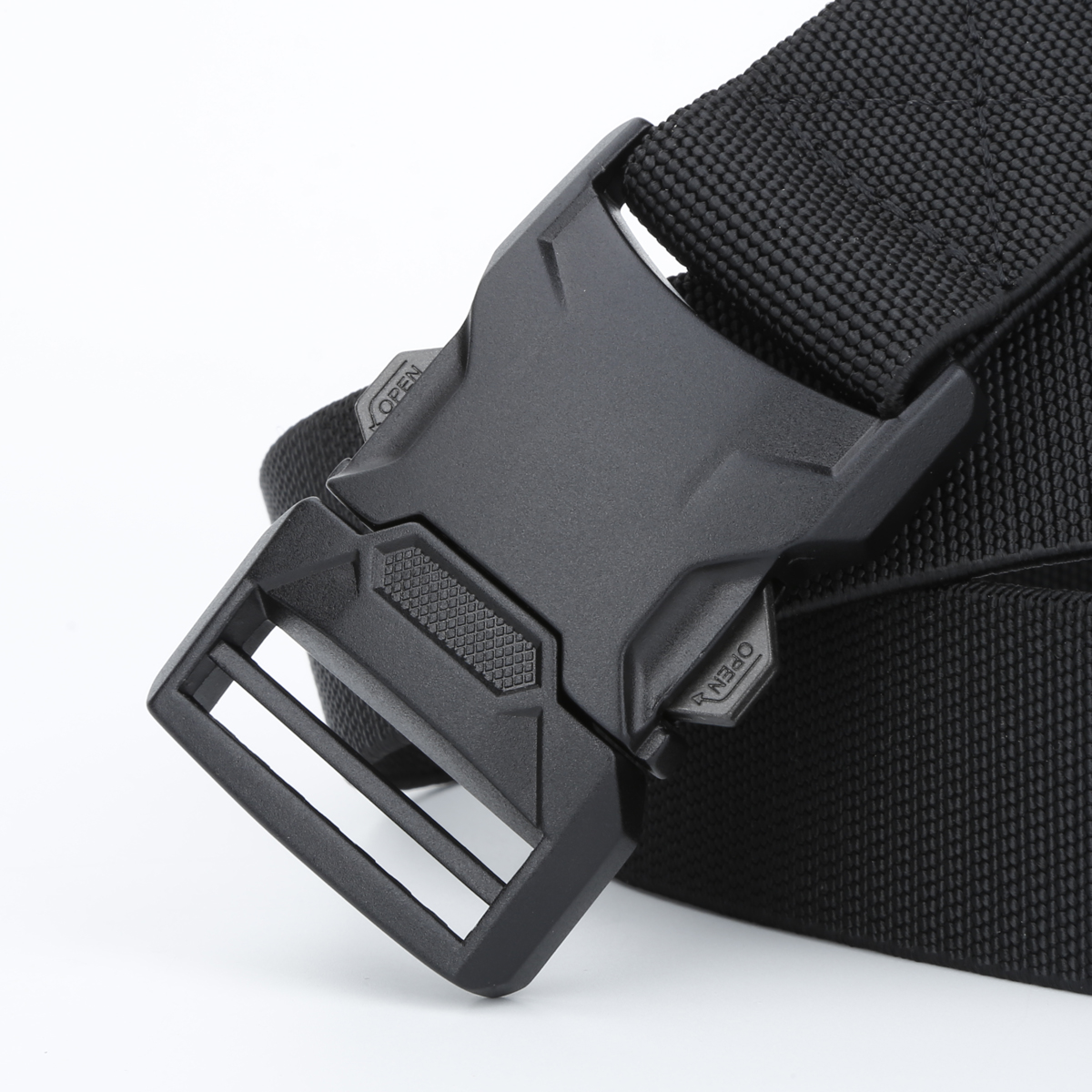 Men's Belt Quick Release buckle Tactical Elastic Belt canvas  fabric belt 3.8cm