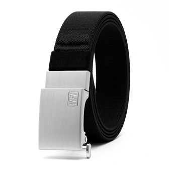 JVFV Men's Elastic Stretch Belt with Automatic Buckle 3.5CM