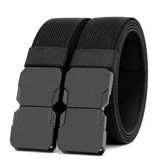 GUGETI Men's Elastic Stretch Belt with Quick Release Buckle 3.5CM