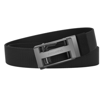 FADLANPAL Men's Elastic Stretch Belt with Hollowed Automatic Buckle 3.5CM