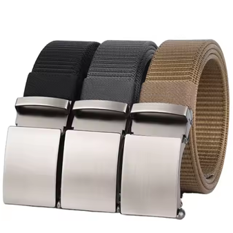GUGETI Men's Fabric Belts with Automatic Buckle 3.5cm