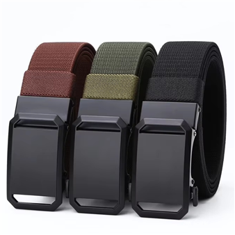 GUGETI Men's Elastic Stretch Belt with Automatic Buckle 3.5CM