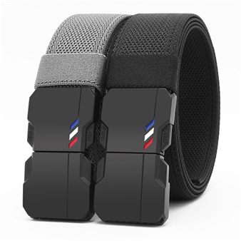 GUGETI Unisex Elastic Stretch Belt with Quick Release Buckle 3.5CM