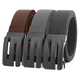 GUGETI Men's Elastic Stretch Belt with Letter S Automatic Buckle 4CM