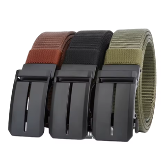 GUGETI Men's Tactical Belt with Automatic Buckle 3.5CM