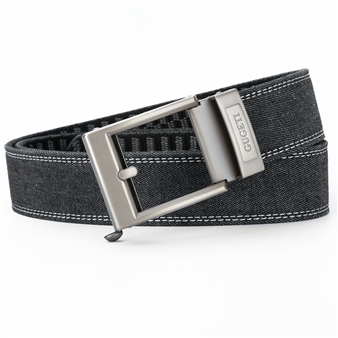 Men's Belt Pin buckle  Automatic buckle denim belt canvas  fabric belt 3.5cm