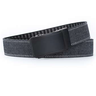 Men's Belt Automatic buckle denim belt canvas  fabric belt 3.4cm