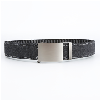 Men's Belt Automatic buckle denim belt canvas  fabric belt 3.4cm