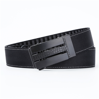 Men's Belt Crocodile grain  Automatic buckle nylon belt canvas  fabric belt 3.4cm