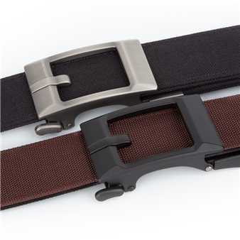 Men's Belt Pin Buckle Automatic buckle nylon belt canvas  fabric belt 3.4cm