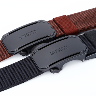 Men's Belt Streak automatic buckle tank belt canvas  fabric belt 3.4cm