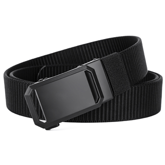 Men's Belt  Automatic buckle tank belt canvas  fabric belt 3.4cm
