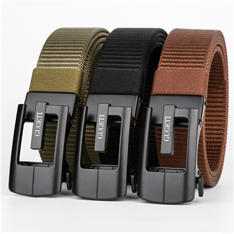 Men's Belt G Automatic buckle tank belt canvas  fabric belt 3.4cm
