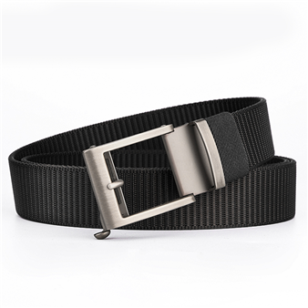 Men's Belt Pin buckle  Automatic buckle tank belt canvas  fabric belt 3.4cm