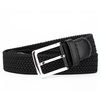 Men's Belt Pin  buckle Woven belt canvas  fabric belt 3.4cm